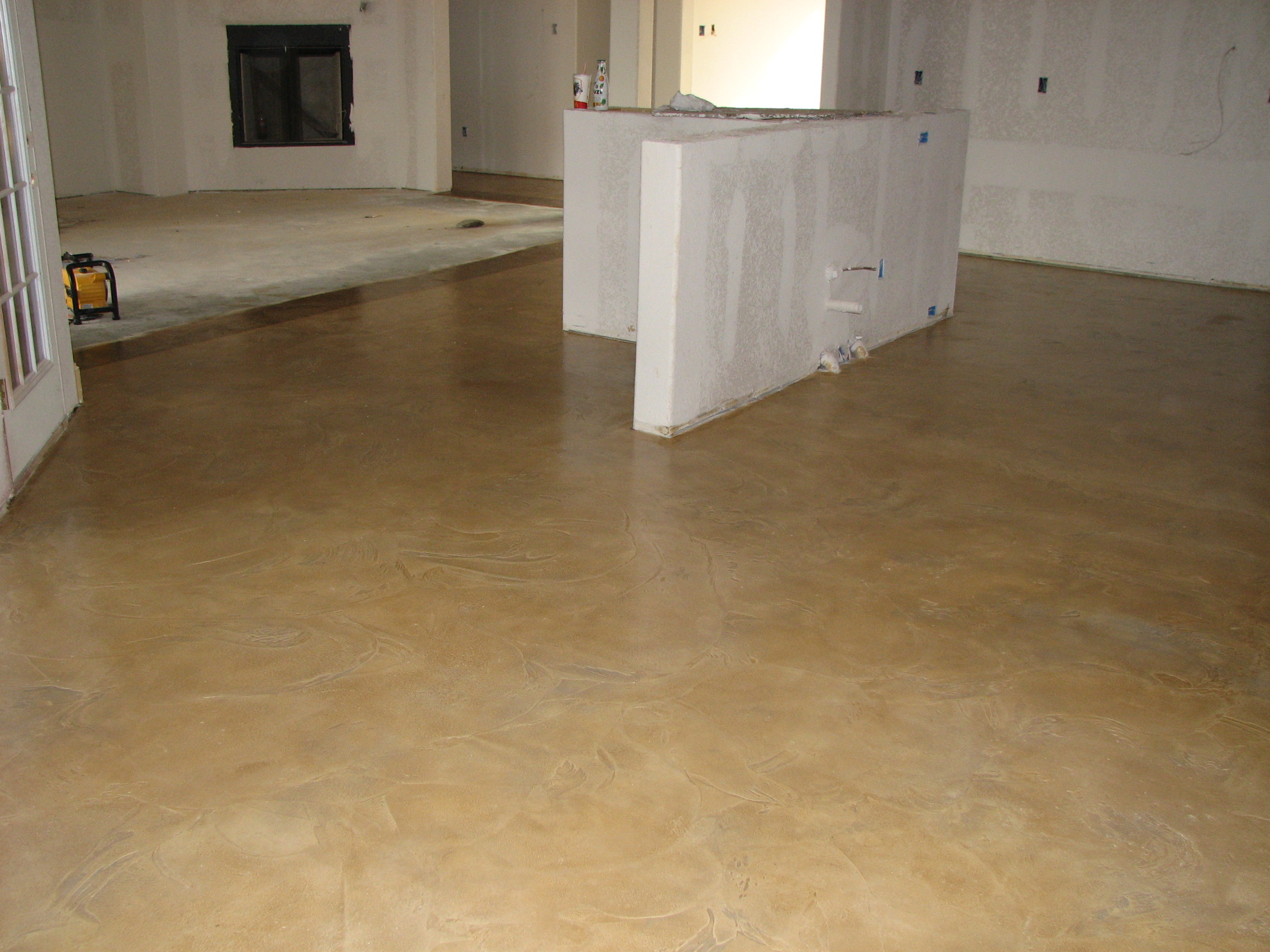 Stained concrete | Stained concrete, Flooring, Home